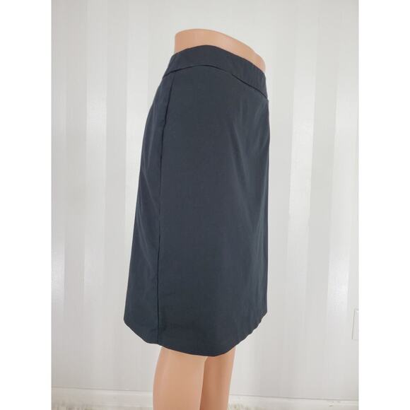 NEW YORK & CO Women's Black Straight Skirt Sz 2 - Picture 2 of 7